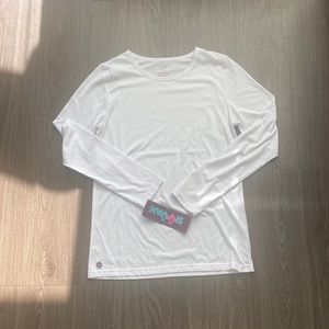 White Underscrub Longsleeve Tee NWT